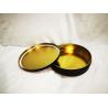 Buy cheap Vacuum Empty Caviar Tin Can Food Grade Packaging 1000ml/g 1kg with matte black inside gold from wholesalers