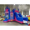 Buy cheap Disney Pink Princess Inflatable Bouncers With Slide 3 Years Warranty from wholesalers