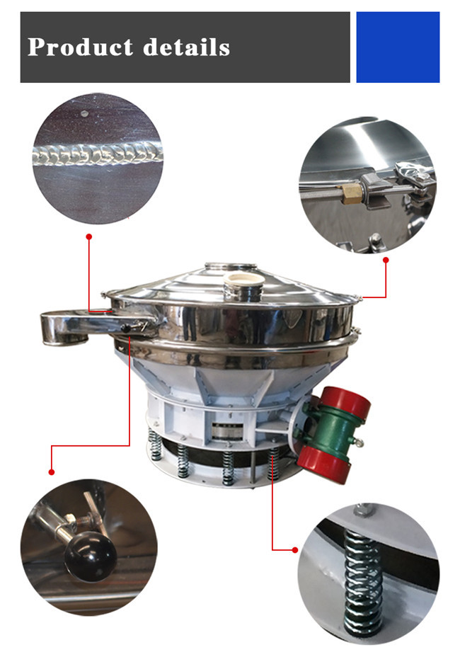 High Efficiency Vibrating Sieve Separator Circular For Powder Materials