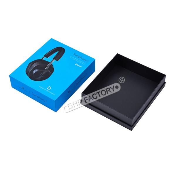 Buy cheap Attractive Rigid Blue Headphone Storage Box Packaging Gift Box from wholesalers