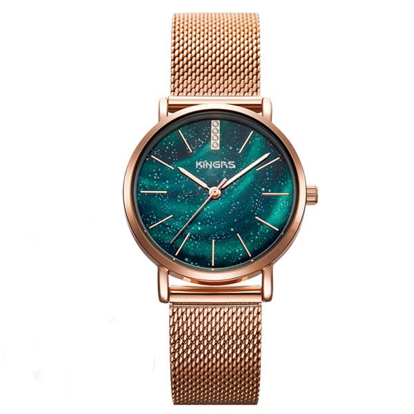 Buy cheap 32mm Lady Fashion Watch Stainless Steel Milanese Band Wrist Watch for Women from wholesalers