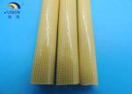 High quality Oil proof PU Varished Fiber glass Sleeve for wire insulation
