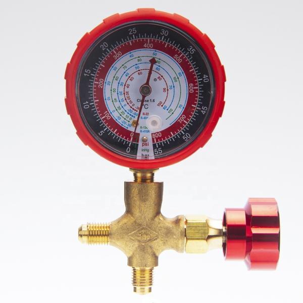 Buy cheap 70mm 55 Bar Manifold Pressure Gauge Brass Connection Stainless Steel Pressure Gauge from wholesalers