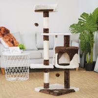 Buy cheap 112cm Sisal Short Plush Climbing Cat Tree Tower product