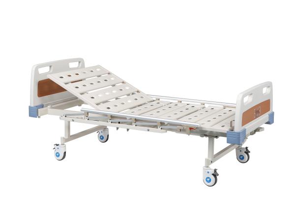Buy cheap White Blue Variable Height Hospital Bed , Hospital Nursing Bed With 2 Cranks from wholesalers