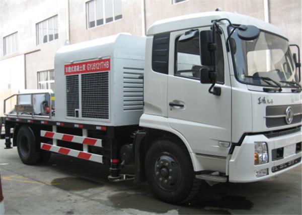 Buy cheap Cummins Engines Hydraulic Concrete Pump , 0.9CBM Hopper Truck Mounted Concrete Pump from wholesalers