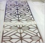 Brushed black titanium stainless steel screen , price stainless steel wall