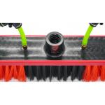 Water Fed Aluminum Handle Solar Panel Cleaning Brush For Window Glass