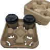 Buy cheap Recyclable Coffee Cup Carrier Biodegradable Take Away Cup Holder from wholesalers