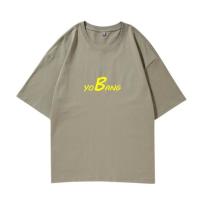 Buy cheap Soft Green 100% Cotton Oversized T Shirt For Skateboard Players product
