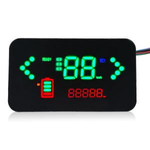 China LCD Electric Bike Computer Odometer , 36V - 72V Universal Bike Speedometer on sale