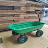 Buy cheap 75L 4 Wheel Garden Dump Cart Garden Tipper Cart With Pneumatic Tires from wholesalers