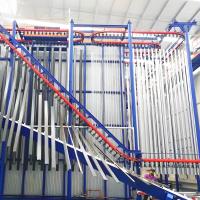 Buy cheap Automatic Fence Cabinet Door Window Frame Aluminum Profiles Powder Coating Line product