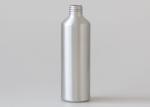 Silver Aluminum Cosmetic Bottles , 200ml 300ml Aluminum Lotion Bottles