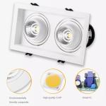 IP20 Anti Glare Led Surface Mounted Downlight 15W