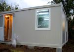 Temporary Residence Modular Container House Steel Door With Sanitary Facilities
