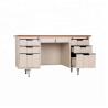 Buy cheap Wooden Desktop 1.2 MM Thick Metal Frame Steel Computer Table from wholesalers