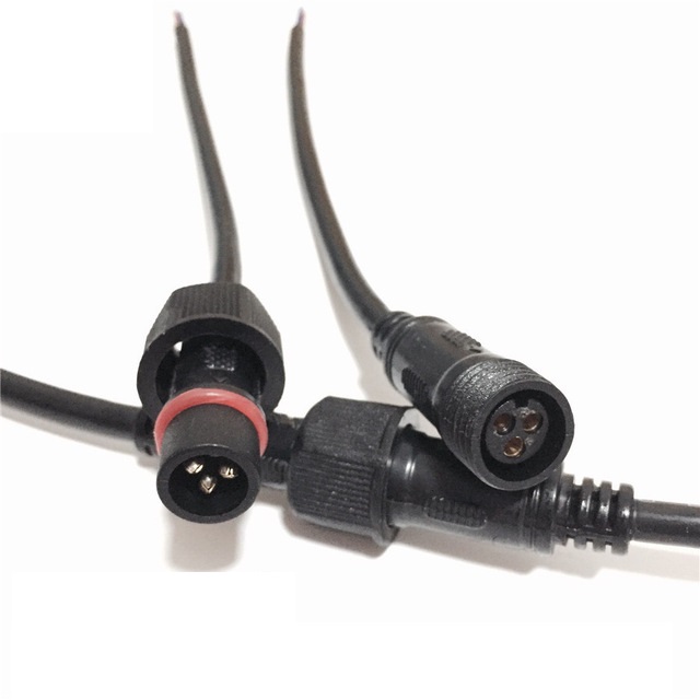 North America Market Waterproof Electric Plug Connector 2 Pin 4 Pin 6 Pin Male Female