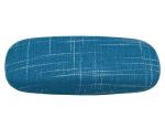 Fabric Wrapped Clamshell Glasses Case , Custom Logo Glasses Case