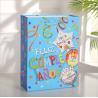 Buy cheap 210gsm Cardboard Paper Bags Ribbon Handle For Children'S Day Party Blue Red from wholesalers