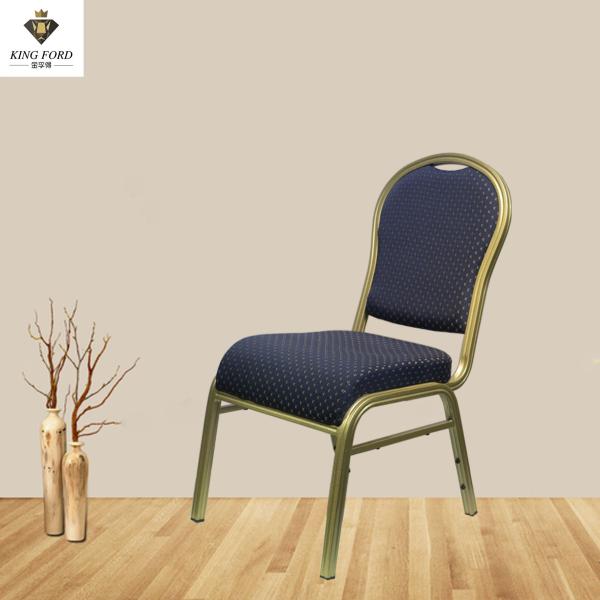 Buy cheap Stackable Hotel Commerical Furniture Metal Frame Fabric Cover Banquet Wedding Party Chair from wholesalers