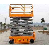 Buy cheap Hydraulic Heavy Duty Scissor Lift Steel Durable With Foldable Guard Rail product