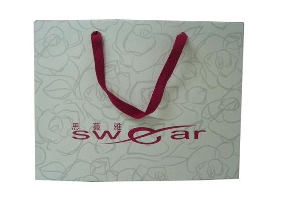 Buy cheap Fashion Card Paper Packaging Bags, Offset printing Custom Paper Gift Bags With Handles from wholesalers