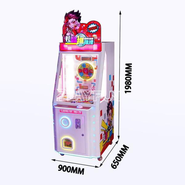 PlayFun Coin Pusher Operated Arcade Games Gift Kids Family Entertainment LEG-O Prize Gift Pusher Machine for Amusement Parks