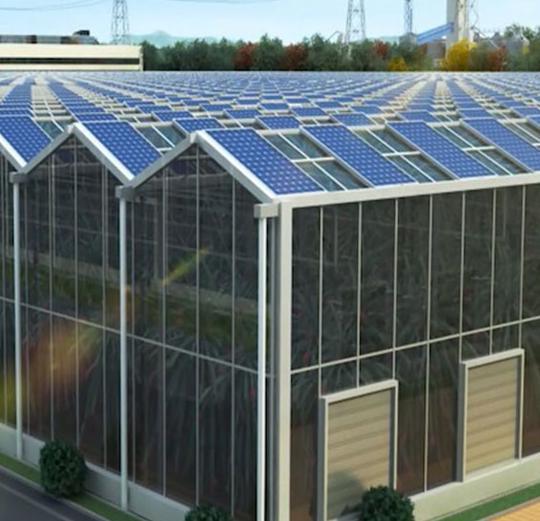 Multi-Layer Covering Greenhouse with Heat Storage