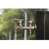 Buy cheap Decorative Funny Double Handle ODM Outdoor Water Faucet Tap from wholesalers