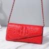 Buy cheap Authentic Crocodile Skin Women Envelop Purse Genuine Alligator Leather Lady Phone Clutch Bag Female Cross Shoulder Bag from wholesalers