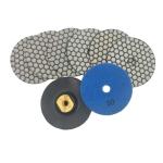 Dry Resin Flexible Grinding Discs , 100mm Marble Sanding Discs