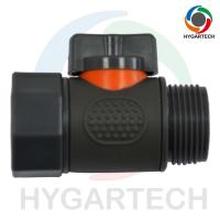 Buy cheap Plastic Garden Ball Valve BSP Male X Female Threaded End 3/4'' Connector For product
