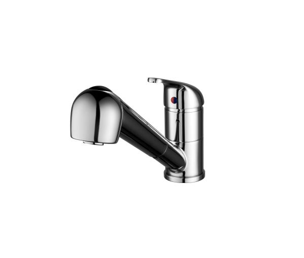 Buy cheap Chrome Monobloc Kitchen Mixer Tap monobloc sink tap With Pull put Handshower from wholesalers