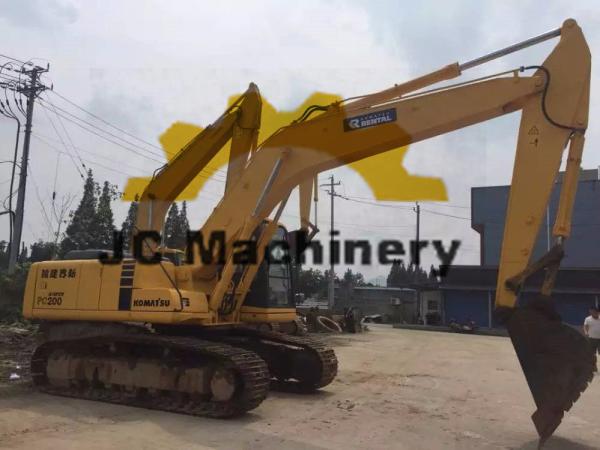 Buy cheap 20 ton popularly used Komatsu excavator PC200-6 with 0.7m³ bucket size on sale from wholesalers