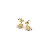 Buy cheap Micro Insert Technology Sterling Silver Children's Body Jewelry Giraffe Stud Earrings from wholesalers