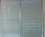 Horizontal Blinds Between Glass Door Inserts Thermal Sound Insulation