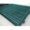 Buy cheap Pvc Coated Green Clolor 3d Bending Curved Triangle Fence 3.5mm from wholesalers