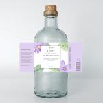 Customizable Glossy Bottle Label Waterproof Beverage Label Printing