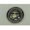Buy cheap 3D SEMPER FIDELIS USA Navy Personalized Coins Brass Die Struck / Antique Brass Plating from wholesalers