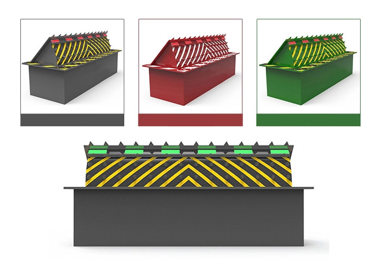 LED Display RS485 IP68 2S 3.7KW Hydraulic Road Blocker