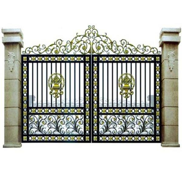 Buy cheap Corrosion Resistance Cast Iron Door Swing Open Style For Garden / School from wholesalers