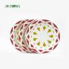 Buy cheap Kraft 9inch 30cm dia Biodegradable Paper Plates Greaseproof UV Coating from wholesalers