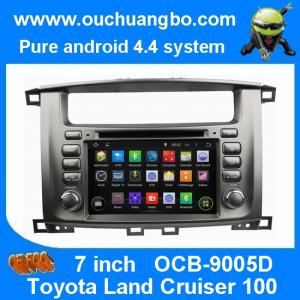 Wholesale Ouchuangbo Toyota Land Cruiser 100 pure android 4.4 OS autoradio stereo dvd navi build in from china suppliers