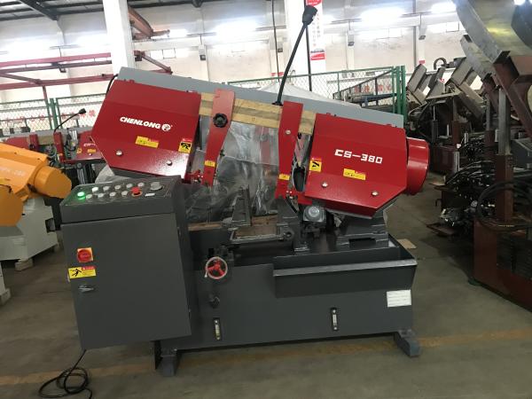 Buy cheap CS-380 Pivot Horizontal Industrial Metal Cutting Band Saw from wholesalers