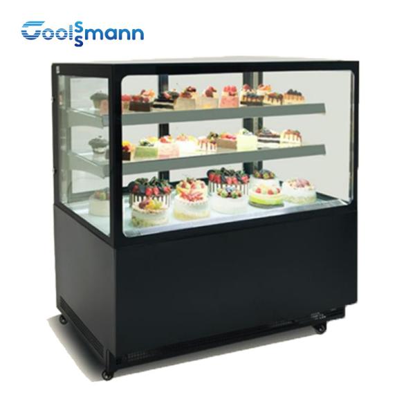 Buy cheap Air Cooled Countertop Cake Display Fridge , Commercial Glass Cake Display Case from wholesalers