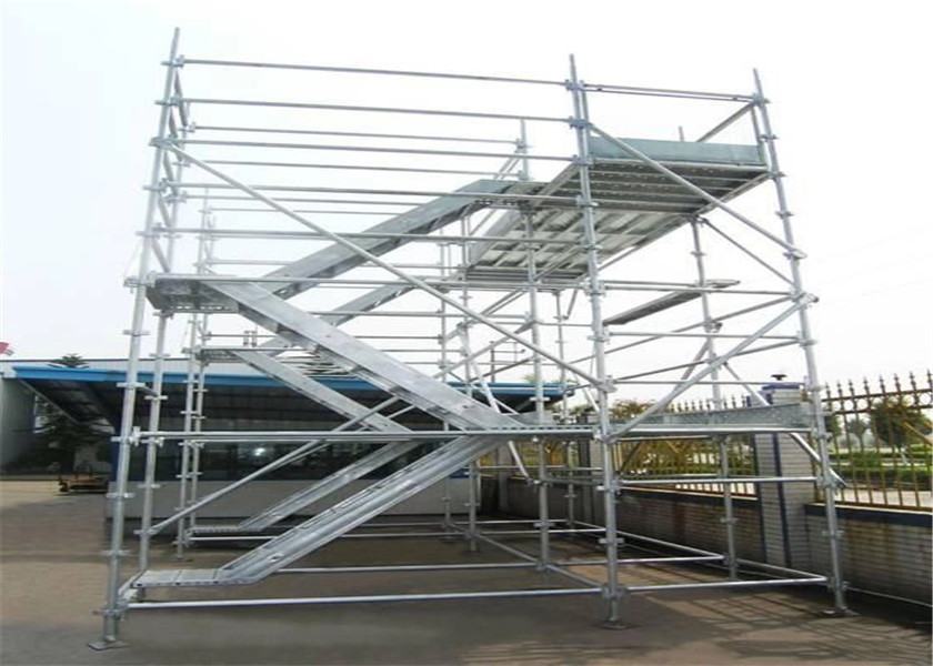 Painted AU Kwikstage Scaffolding System Kwik Fit Scaffolding Building Supporting