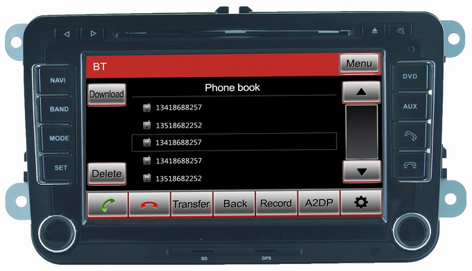 Skoda Fabia/Octavia/Superb/Roomster car DVD with RDS bluetooth iPod CD player OCB-8785-1
