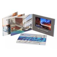 Buy cheap Custom print video display 7 inch LCD video brochure for advertising video product