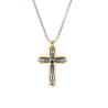 Buy cheap Minimalist men's cross pendant hip-hop niche trend personalized stainless steel necklace from wholesalers